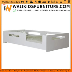 Montessori Single Bed with Mattress – Kids Wooden Low Height Bed | Wali Kids Furniture Pakistan