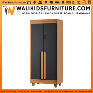 Bonatto Kids Wardrobe – Modern 2-Door Cupboard with Lock | Durable Children’s Storage Almirah | Wali Kids Furniture Gujranwala