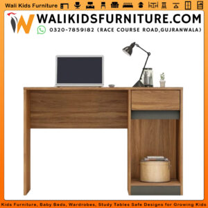 Office Desk / Computer Table with 1 Door and 1 Drawer 1 Cabon – Modern MDF Study Table | Wali Kids Furniture Gujranwala