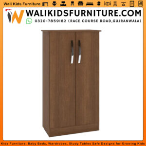Vertical Medium Kids Wardrobe Organizer – Storage Cabinet with Doors for Kids Room | Wali Kids Furniture Pakistan