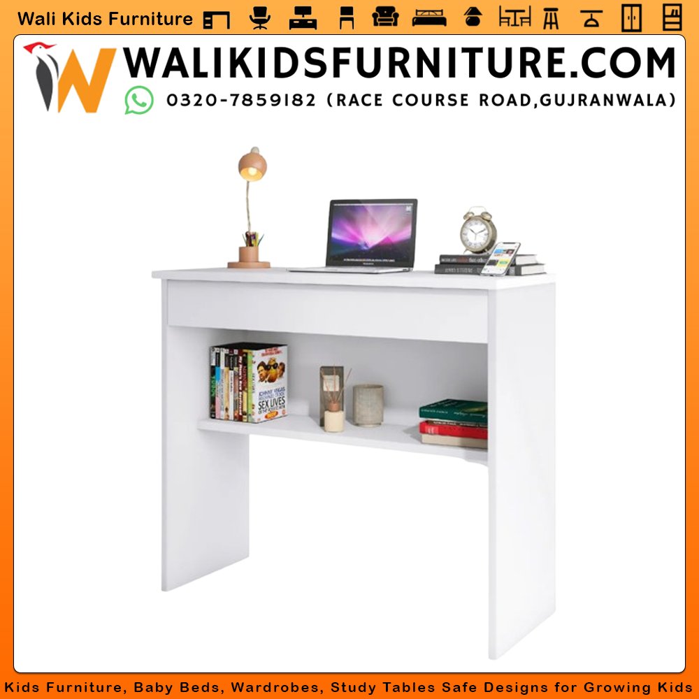 Elegant Dressing Table for Bedroom with Mirror and Storage – Ideal for Makeup & Accessories | Wali Kids Furniture Pakistan