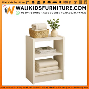 Premium Wooden Bedside Table / Nightstand for Bedroom Decoration – Modern, Compact Side Table