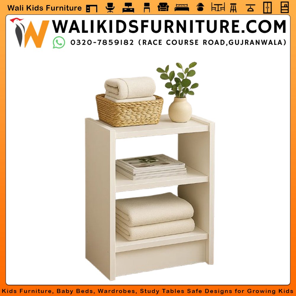 Premium Wooden Bedside Table / Nightstand for Bedroom Decoration – Modern, Compact Side Table