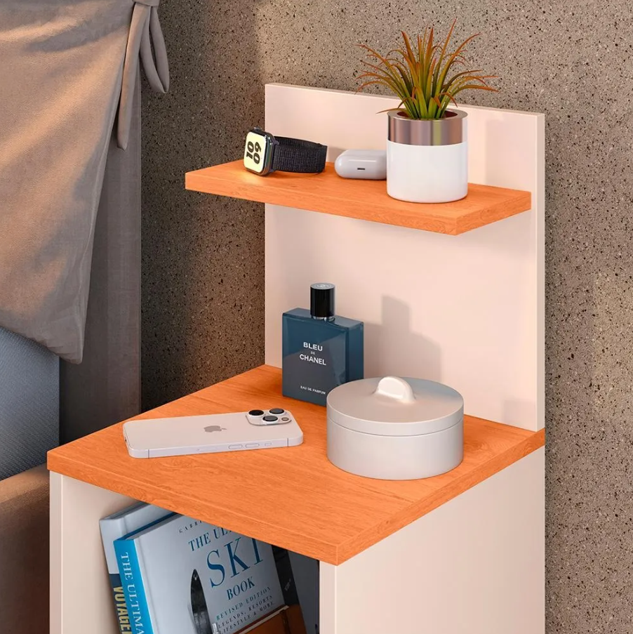 Premium Wooden Bedside Table with Shelf & Open Niche – Compact Nightstand for Bedroom Décor (Wali Kids Furniture) - Image 4