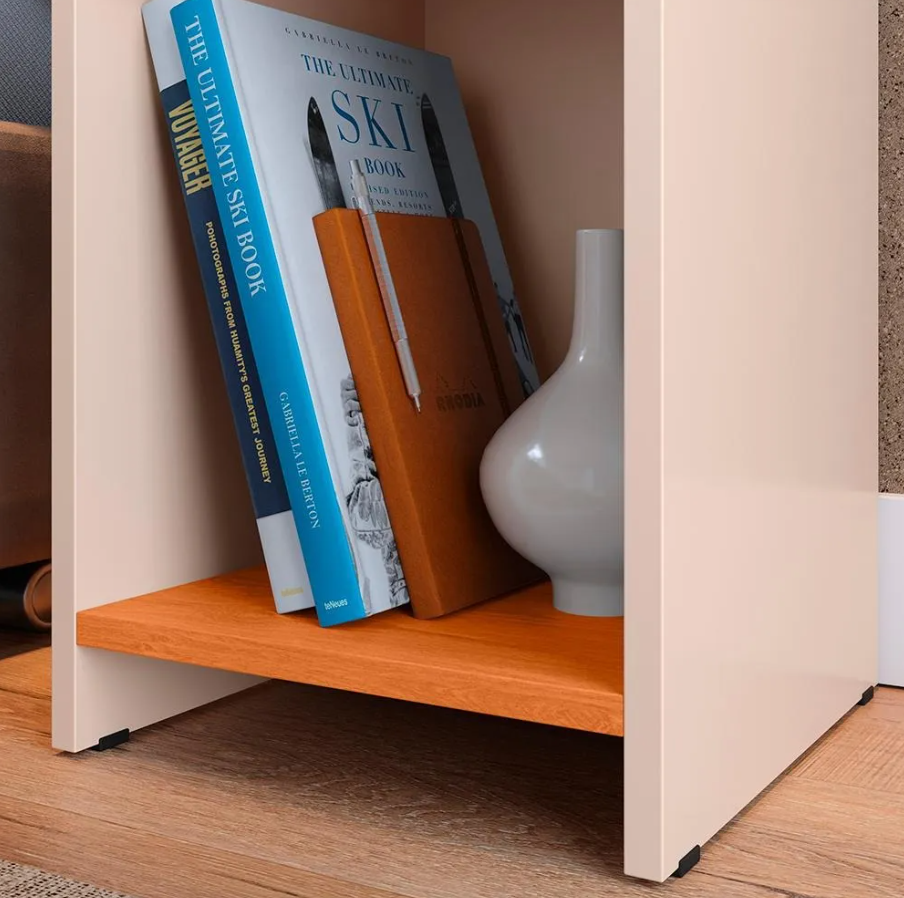 Premium Wooden Bedside Table with Shelf & Open Niche – Compact Nightstand for Bedroom Décor (Wali Kids Furniture) - Image 5