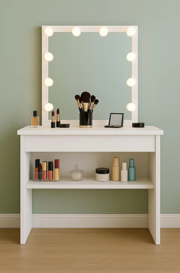 Elegant Dressing Table for Bedroom with Mirror and Storage – Ideal for Makeup & Accessories | Wali Kids Furniture Pakistan - Image 5