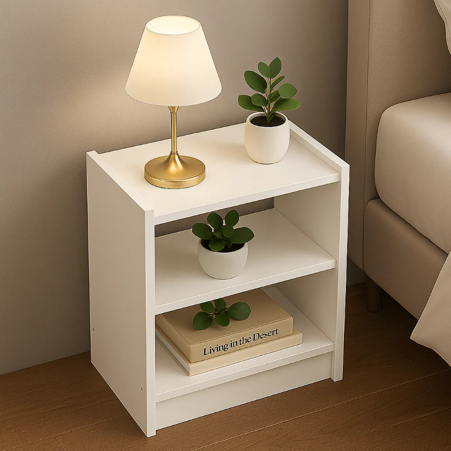 Premium Wooden Bedside Table / Nightstand for Bedroom Decoration – Modern, Compact Side Table - Image 4