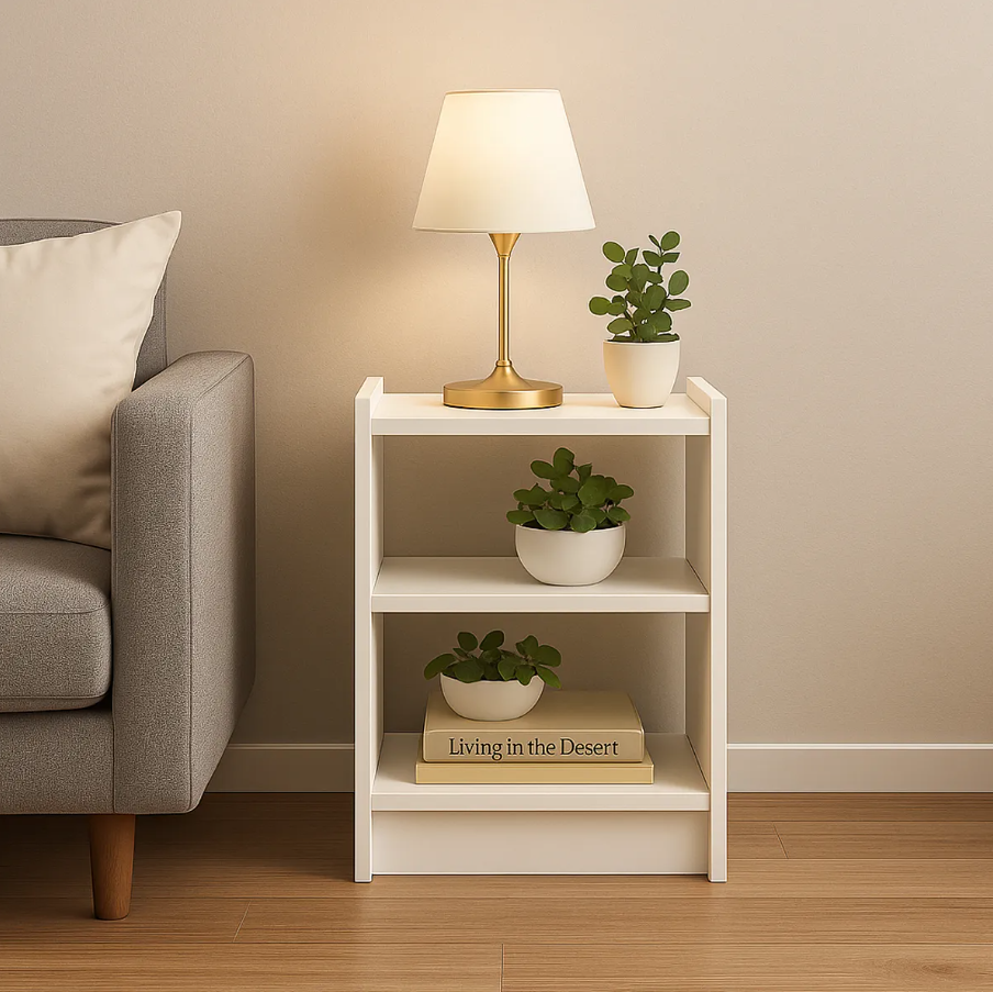 Premium Wooden Bedside Table / Nightstand for Bedroom Decoration – Modern, Compact Side Table - Image 5