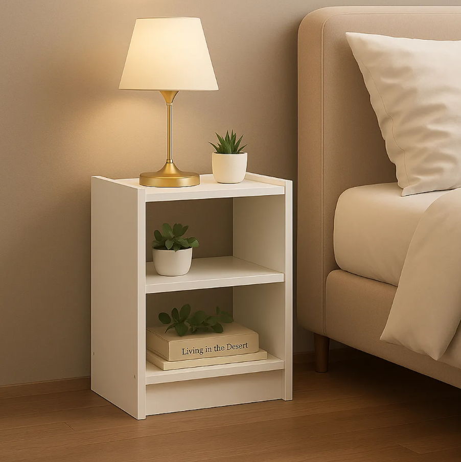 Premium Wooden Bedside Table / Nightstand for Bedroom Decoration – Modern, Compact Side Table - Image 9