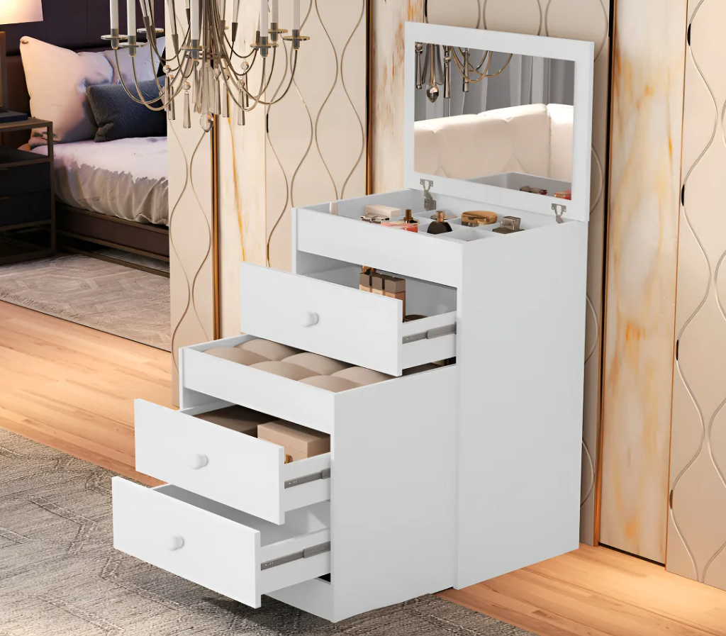 JLB Traditional 4-in-1 Furniture Set – Dressing Table, Chest of Drawers, Stool & Desk | Wali Kids Furniture Pakistan - Image 7