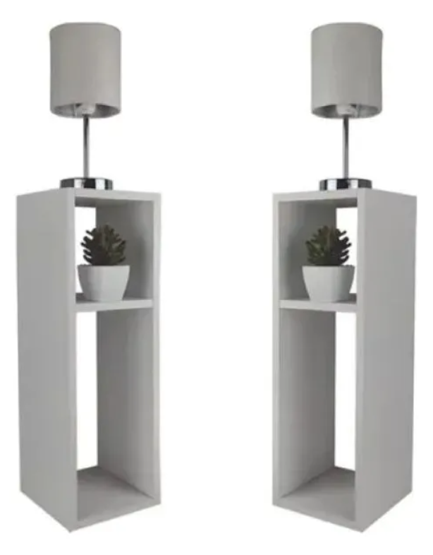 Luxury Corner Bedside Table Set for Double Bed – Premium MDF Bedroom Side Tables by Wali Kids Furniture - Image 3