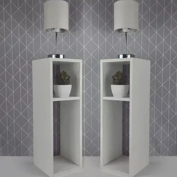 Luxury Corner Bedside Table Set for Double Bed – Premium MDF Bedroom Side Tables by Wali Kids Furniture - Image 8