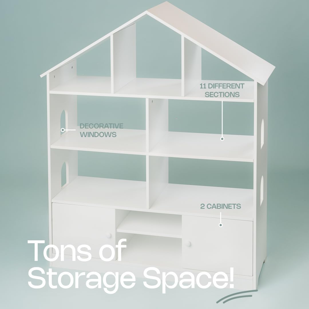 Kids Bookshelf & Toy Storage Organizer for Toddler & Nursery | Lamination Plywood - Image 4