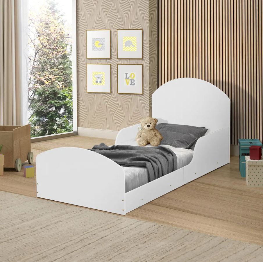 Kids Single Bed Spider-Man Character Sticker | Lamination Plywood Kids Bed in Gujranwala - Image 6