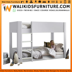 2 in 1 Double Bunker Bed for Kids Room | Space Saving Kids Bunk Bed | Lamination Plywood
