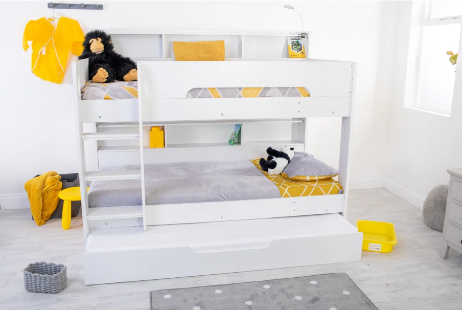3 in 1 Bunker Bed for Kids Room | Space-Saving Kids Bunk Bed with Storage | Lamination Plywood - Image 3