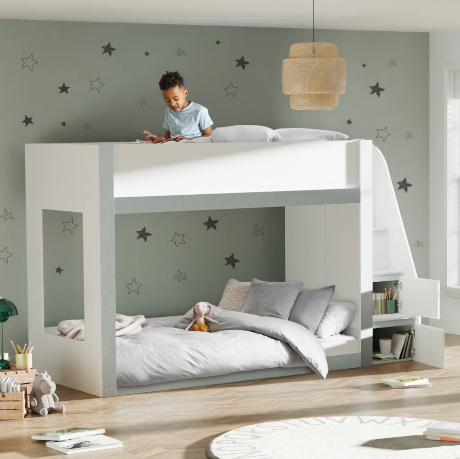 Double Bunk Bed for Children with Storage – Laminated Plywood Kids Furniture | Wali Kids Furniture Gujranwala - Image 6