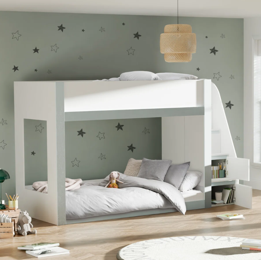 Double Bunk Bed for Children with Storage – Laminated Plywood Kids Furniture | Wali Kids Furniture Gujranwala - Image 7