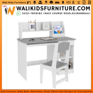 Kids Study Table And Chair in Gujranwala – Writing Desk Set for 5-8 Years, Lamination Plywood