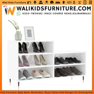 Beautiful Shoe Storage Cabinet in Gujranwala – Lamination Plywood Organizer
