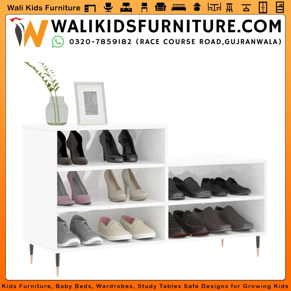 Beautiful Shoe Storage Cabinet in Gujranwala – Lamination Plywood Organizer
