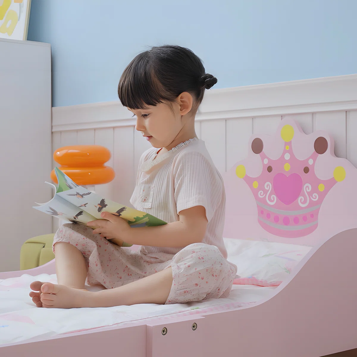 Single Girl Baby Bed with Mattress in Gujranwala – Toddler Bed, Lamination Plywood - Image 7