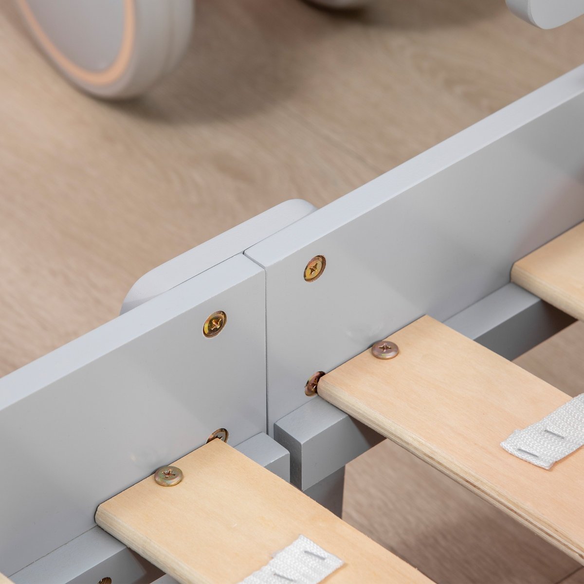 Classic Design Single Kids Bed with Mattress in Gujranwala – Toddler Bed for Boys and Girls, Lamination Plywood - Image 3