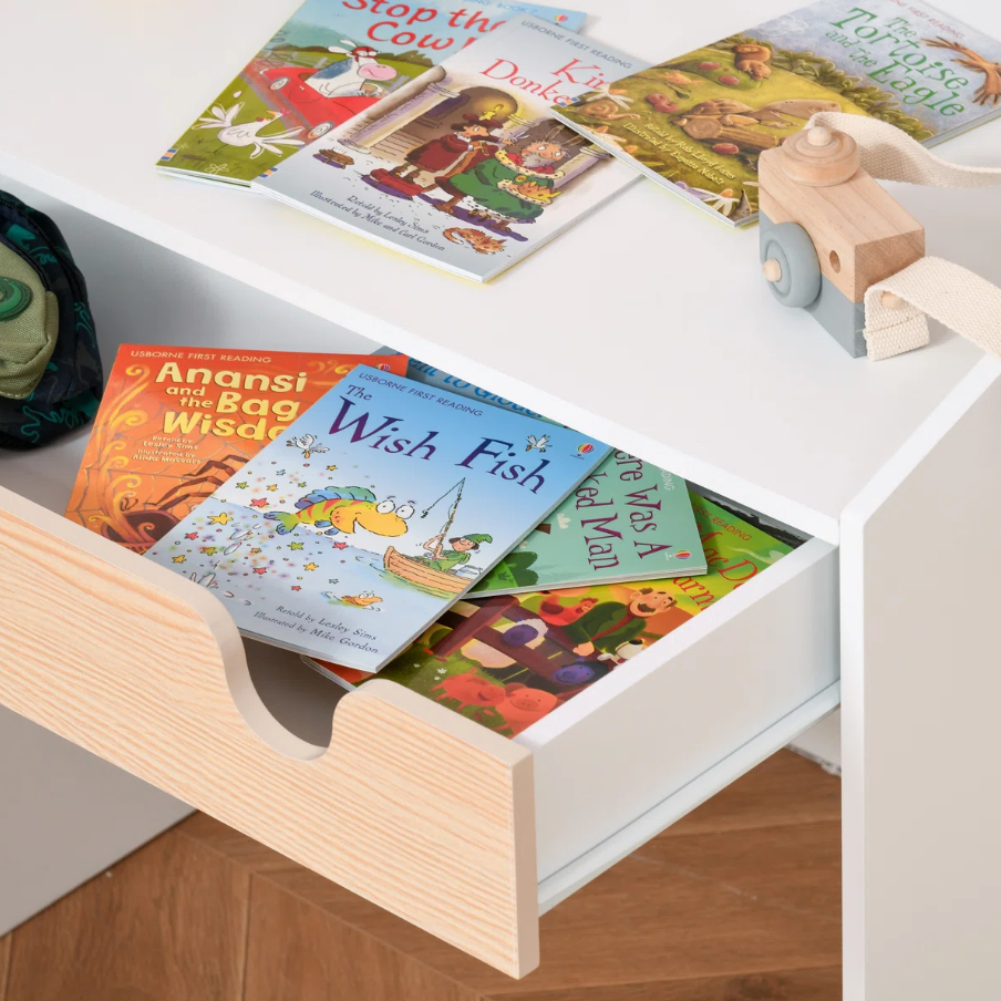 Simple Kids Study Table And Chair in Gujranwala – Writing Desk Set, Lamination Plywood - Image 2