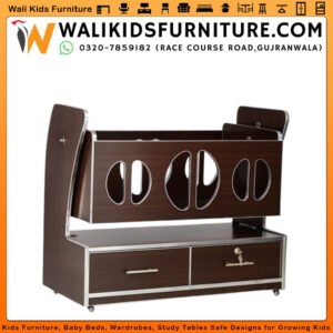 Baby Cot in Gujranwala – Stylish Swing Bed with Storage Drawers Design