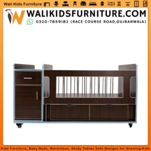 Premium Baby Cot in Gujranwala | New Design Bed with Storage
