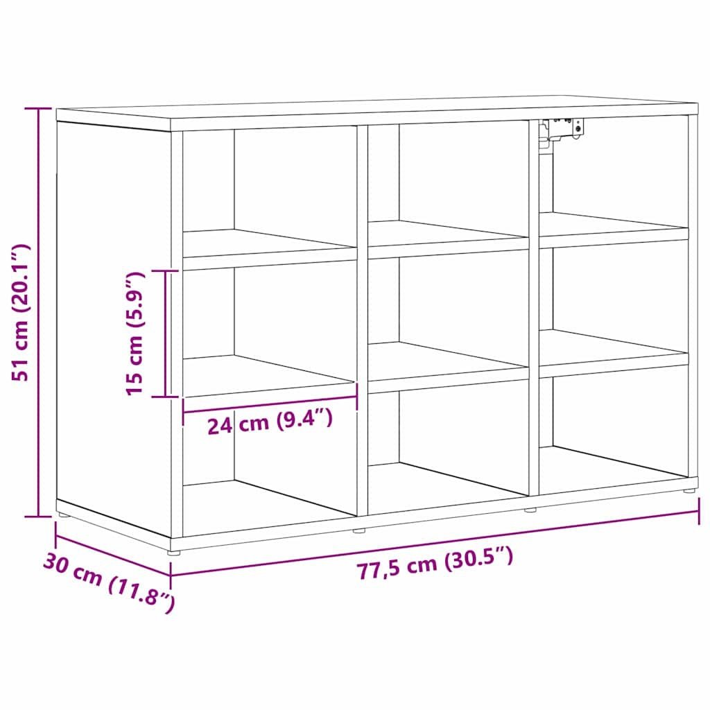 9 Pair Shoe Storage Cabinet – Shoes Rack Cabnet in Gujranwala - Image 5
