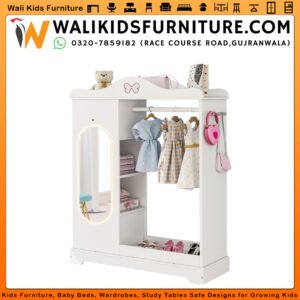 Kids Wardrobe in Gujranwala | Almari with Jewelry Cabinet & Hanger Storage