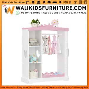 Kids Armoire in Gujranwala, Jewelry Cabinet with Mirror & Storage Shelves