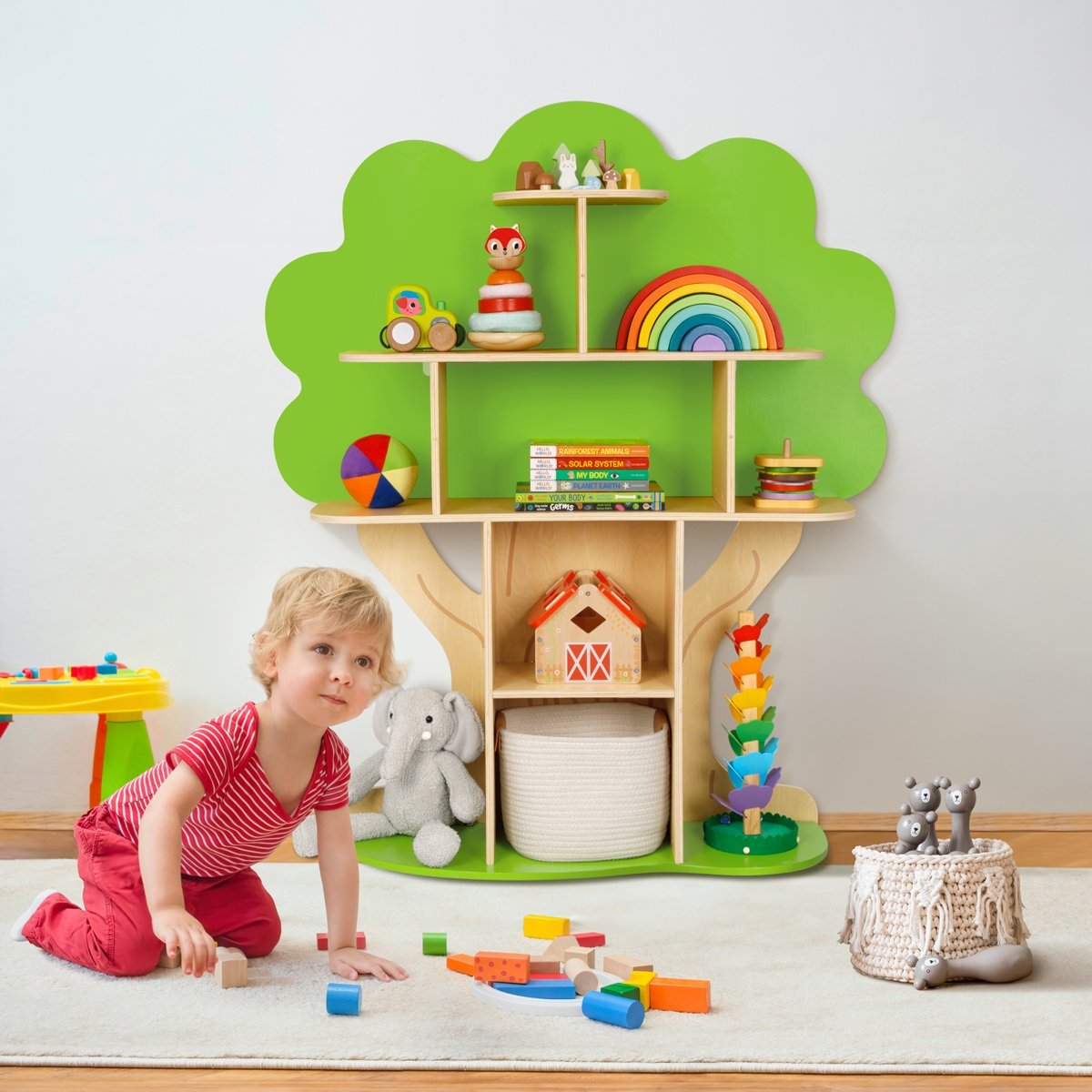 Tree Bookshelf For Kids in Gujranwala - Creative Storage Rack for Children - Image 6