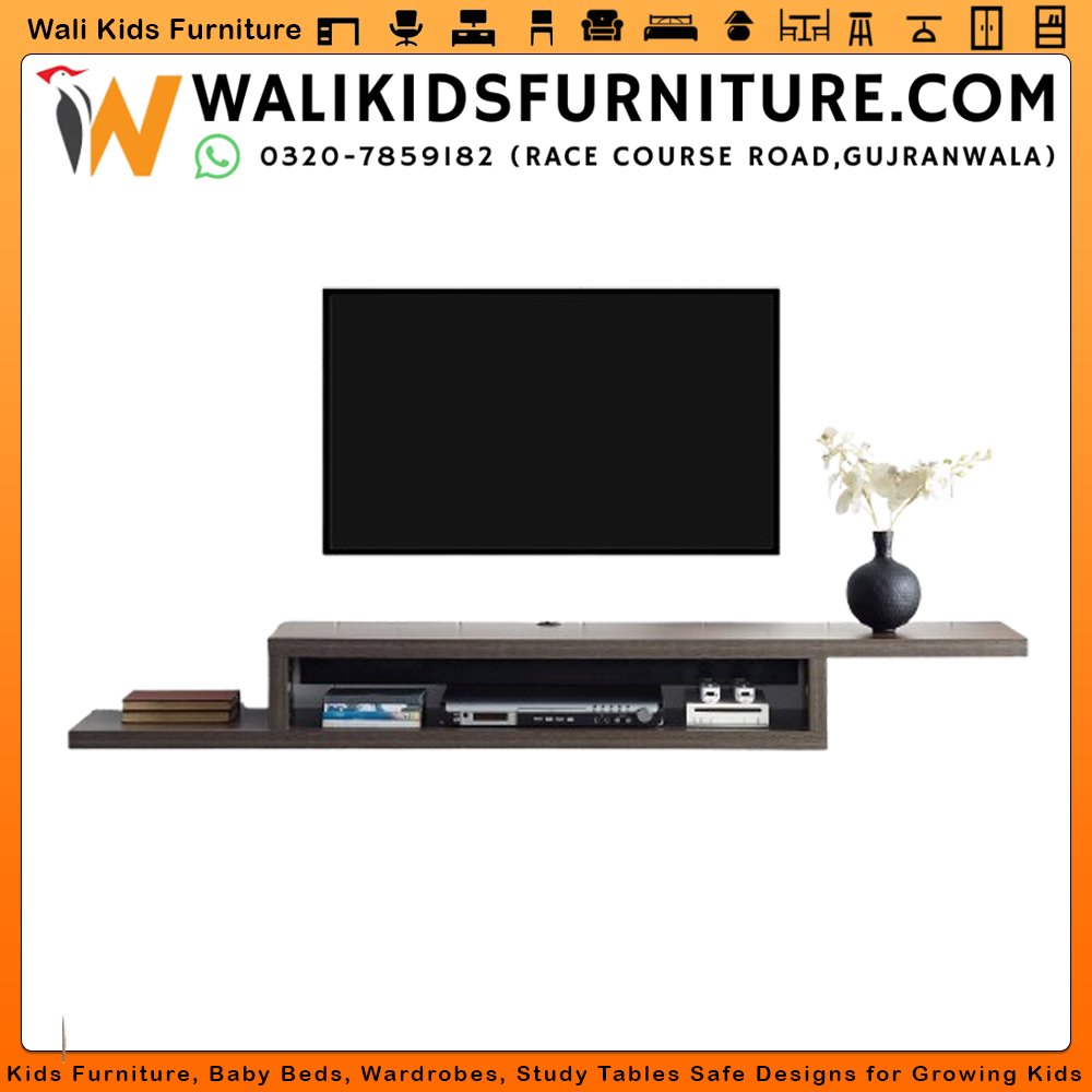 Slim Floating TV Stand in Gujranwala - Wall Mounted Space Saving Design