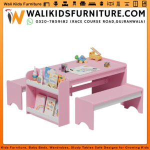 Montessori Kids Table And Bench Set in Gujranwala, Creative Learning Furniture