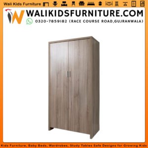 Modena 2 Door Kids Wardrobe in Gujranwala, Spacious Modern Bedroom Storage