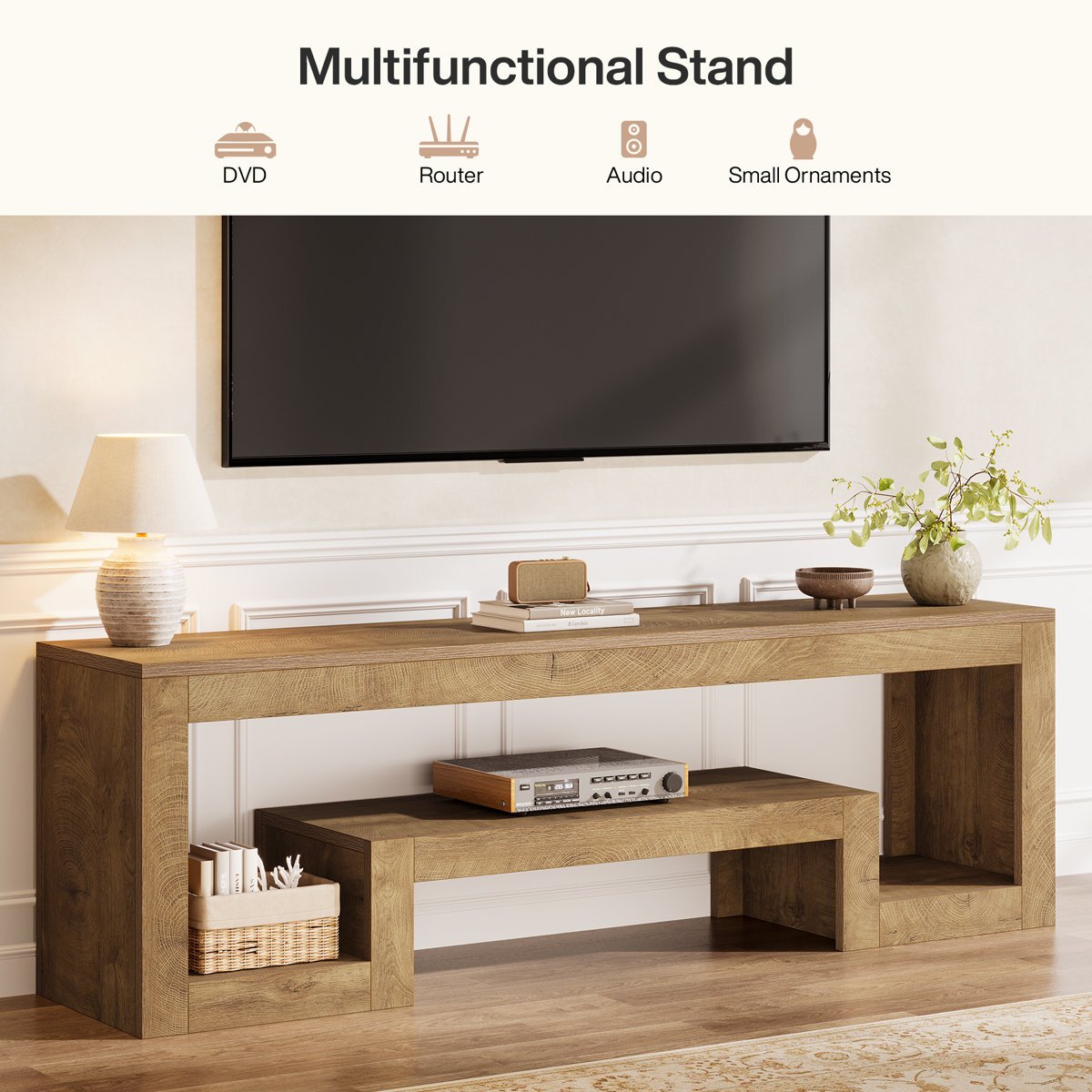 TV Rack in Gujranwala for TVs up to 75 Inches - Unique Modern Design - Image 2
