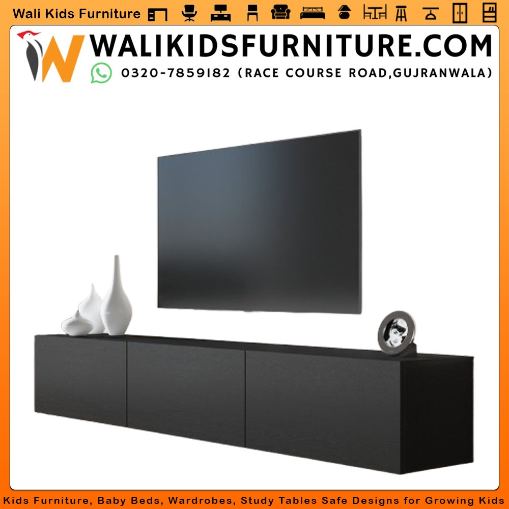 Modern Floating TV Stand in Gujranwala - Wall Mounted Space Saving Design