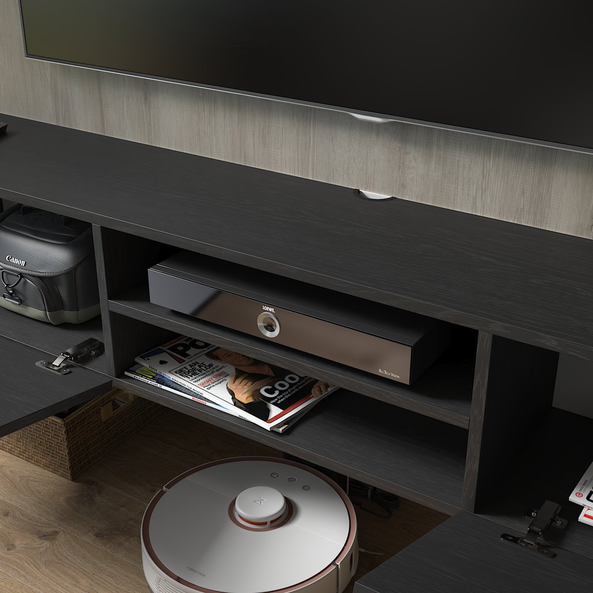 Modern Floating TV Stand in Gujranwala - Wall Mounted Space Saving Design - Image 7