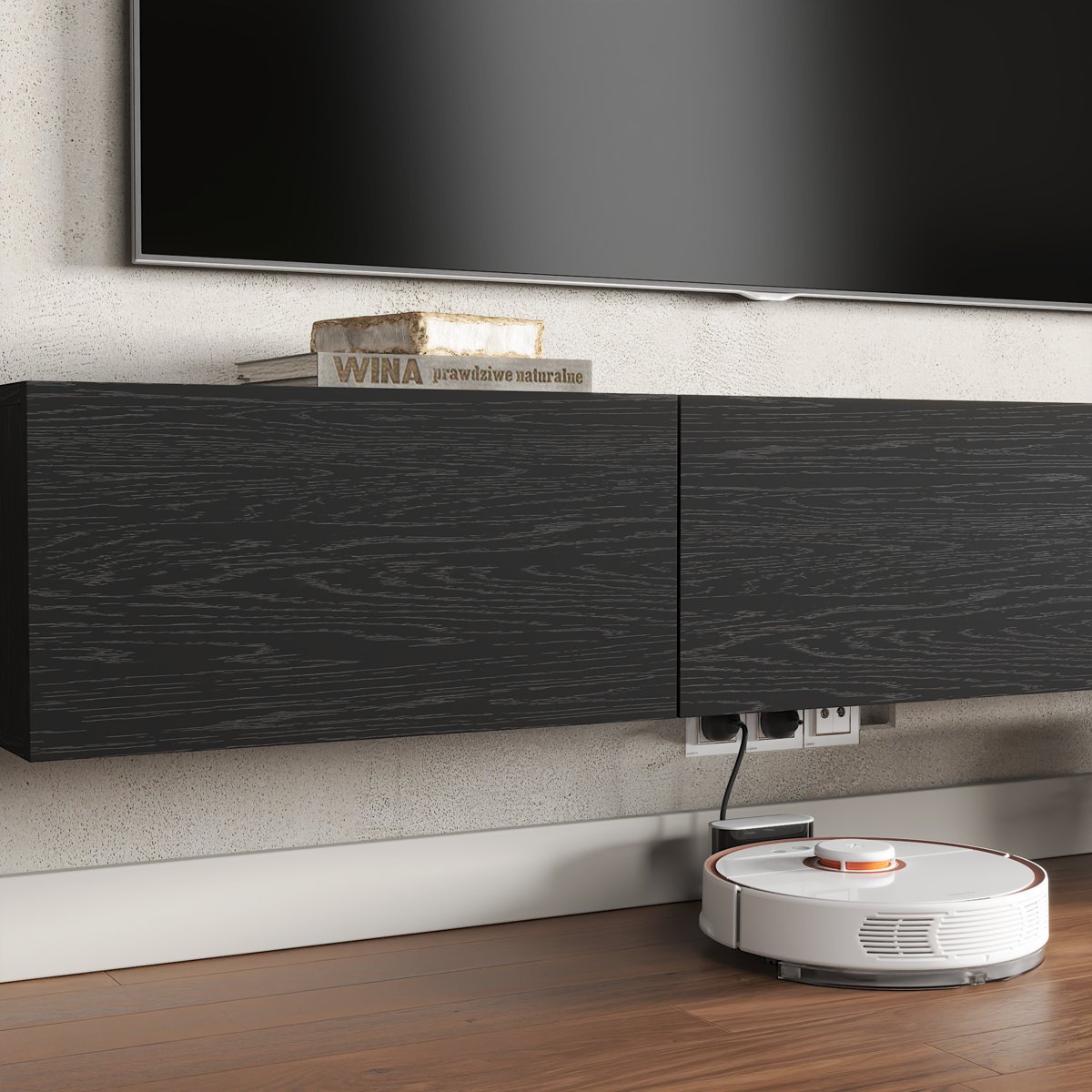 Modern Floating TV Stand in Gujranwala - Wall Mounted Space Saving Design - Image 3