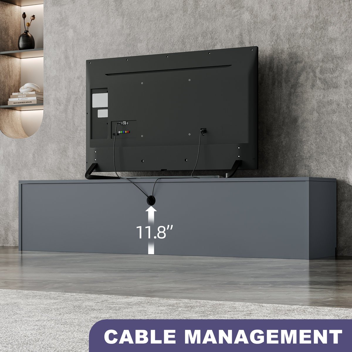 Stylish TV Stand in Gujranwala - 2 Cabinets and 2 Drawers Storage - Image 8