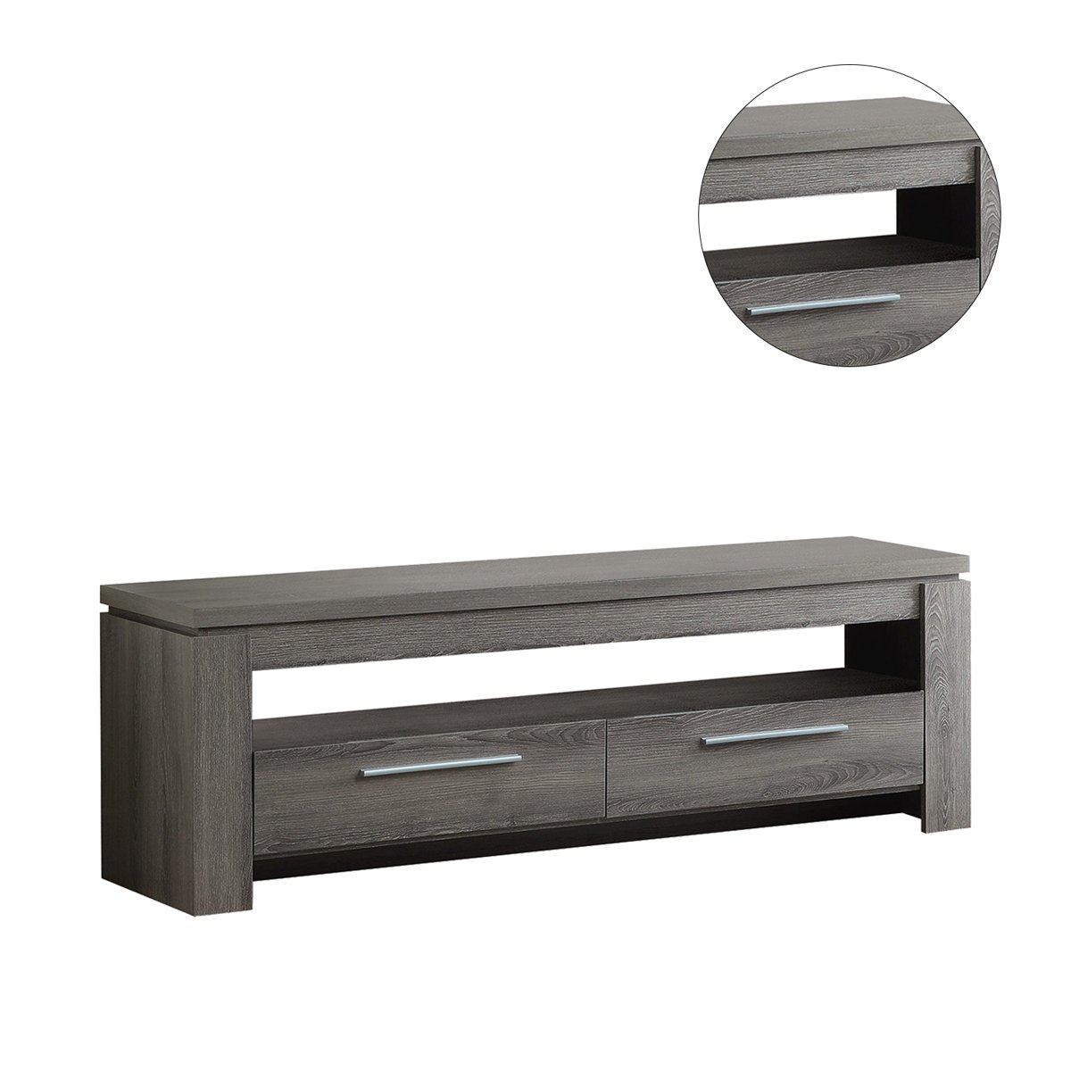 Modern Gray TV Stand in Gujranwala - Spacious Storage & Elegant Design - Image 4