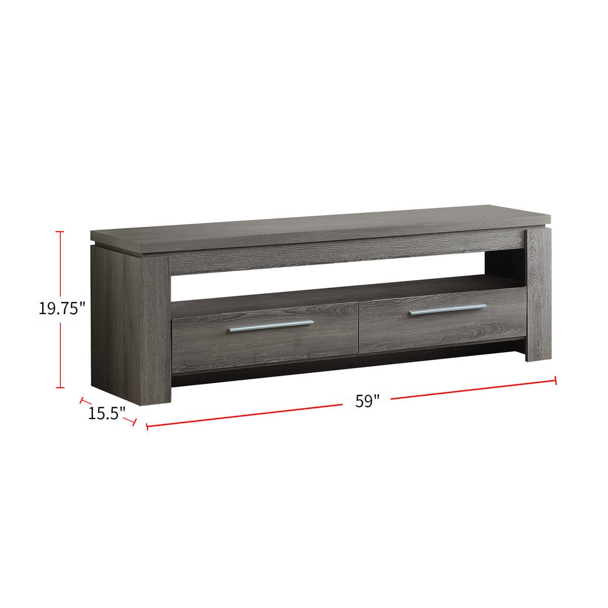 Modern Gray TV Stand in Gujranwala - Spacious Storage & Elegant Design - Image 3