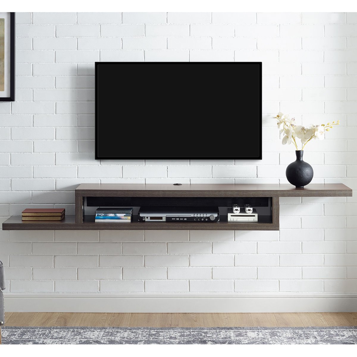 Slim Floating TV Stand in Gujranwala - Wall Mounted Space Saving Design - Image 8