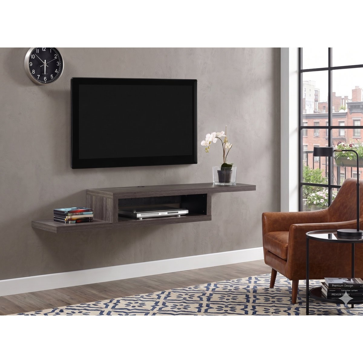 Slim Floating TV Stand in Gujranwala - Wall Mounted Space Saving Design - Image 4