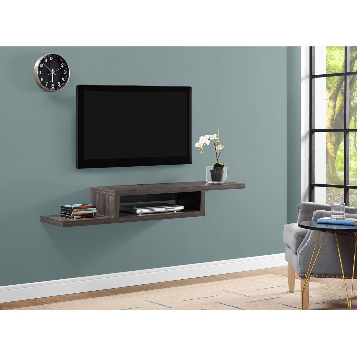 Slim Floating TV Stand in Gujranwala - Wall Mounted Space Saving Design - Image 5