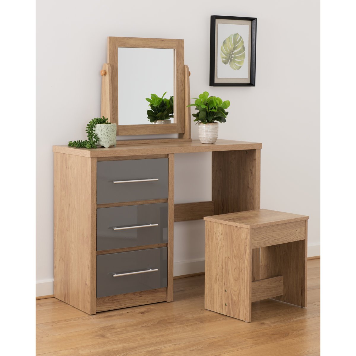 Mirror Dressing Table Set in Gujranwala, Pakistan - Elegant Storage & Modern Design - Image 2