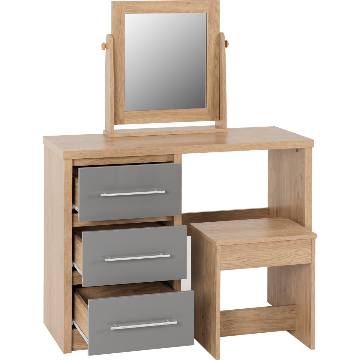 Mirror Dressing Table Set in Gujranwala, Pakistan - Elegant Storage & Modern Design - Image 3