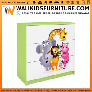 Kids 3 Drawer Chest in Gujranwala, Mini Baby Wardrobe with Spacious Storage
